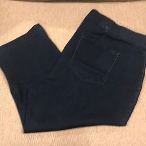 Dark Denim Peddle Pushers